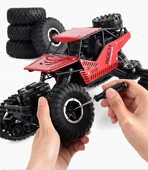 SAMOCHÓD ZDALNIE STEROWANY CRAWLER RC 4x4 AUTO 2w1