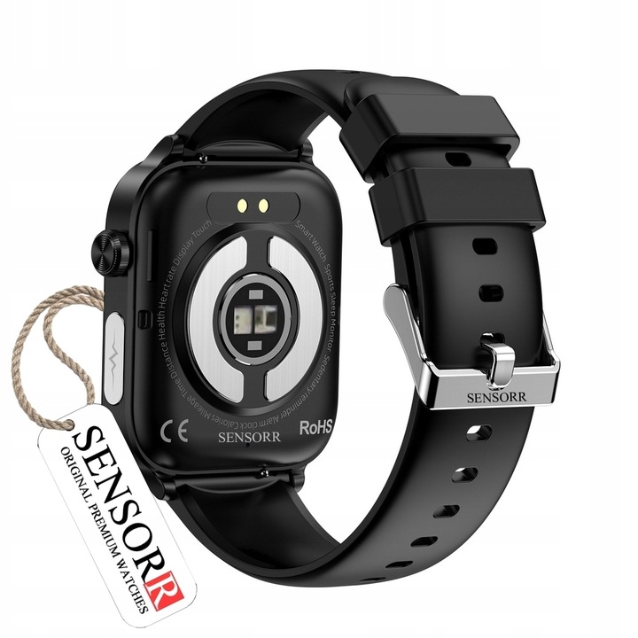 ZEGAREK MĘSKI SMARTWATCH EKG POMIAR CUKRU CIŚNIENIE TEMPERATURA ROZMOWY PL