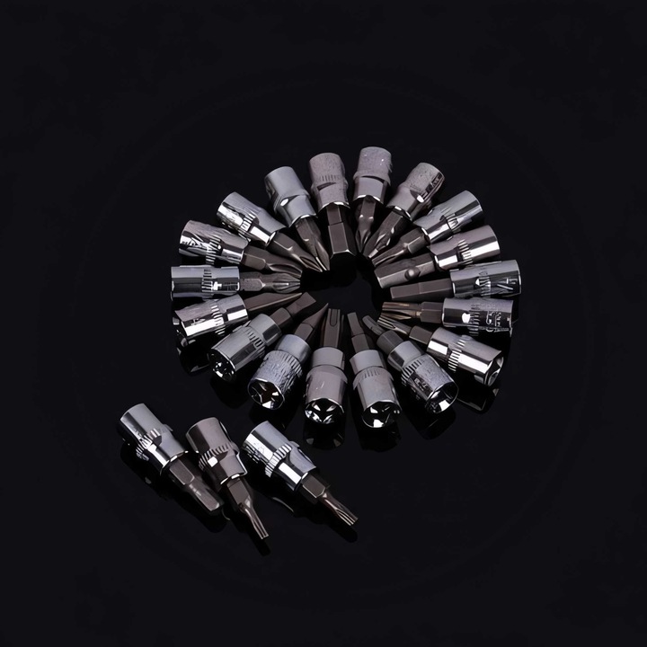 ZESTAW KLUCZY NASADOWYCH NARZĘDZIE NASADOWE GRZECHOTKA NASADKI 46 EL BITY