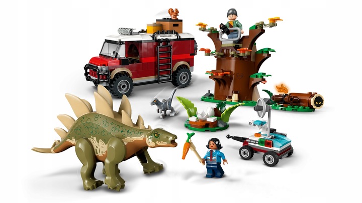 LEGO DINOZAURY 76965 Odkrycie stegozaura ZESTAW KLOCKI +TORBA NA PREZENT