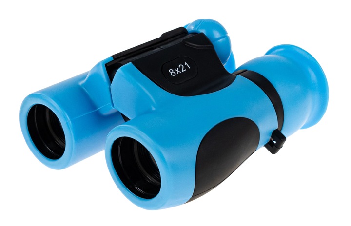 LORNETKA TURYSTYCZNA DO OBSERWACJI DLA DZIECI NIEBIESKA DZIEŃ NOC 8X21 ETUI