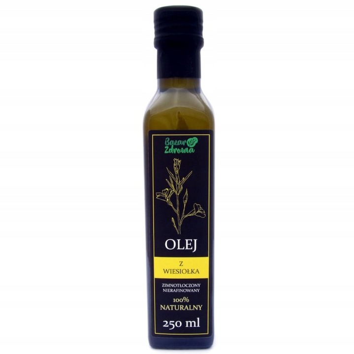 Olej z wiesiołka ZIMNOTŁOCZONY VIRGIN 250ml GRATIS