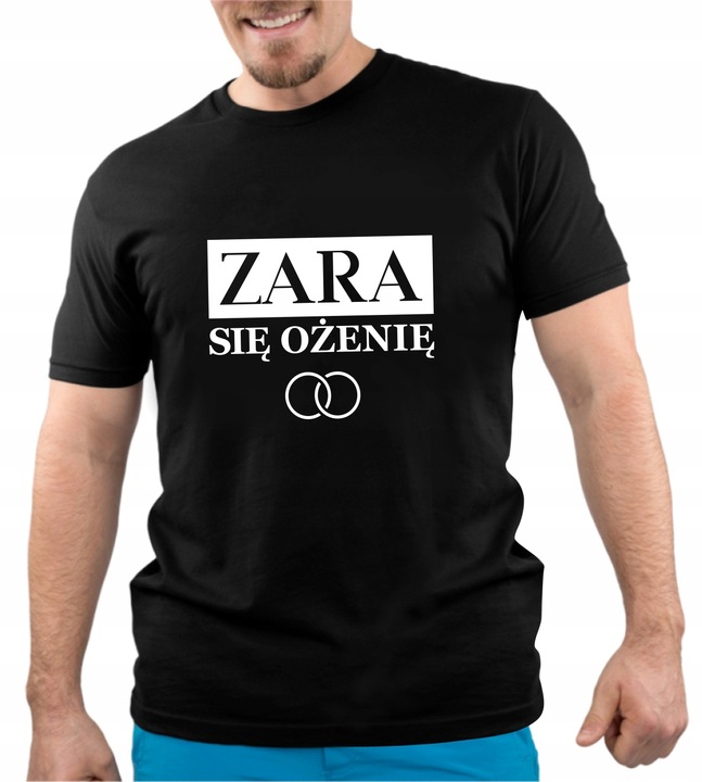 KOSZULKA MĘSKA T-SHIRT TSHIRT WIECZÓR KAWALERSKI PANA MŁODEGO PAN MŁODY 709