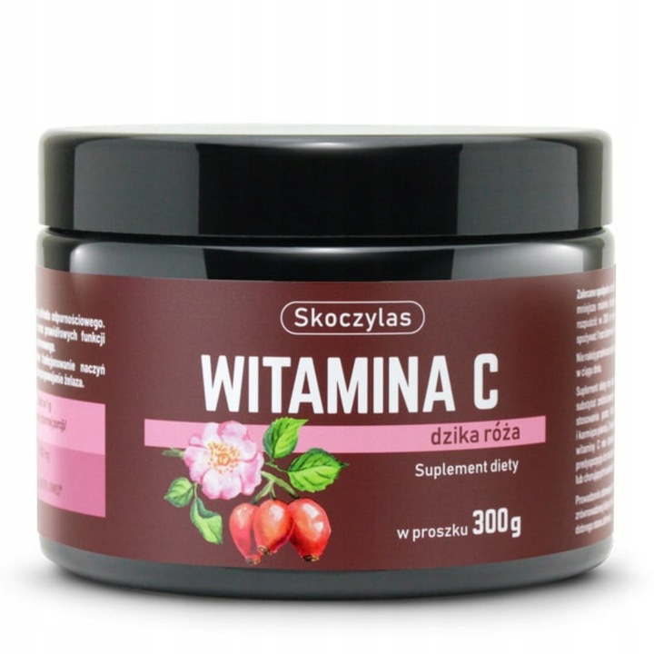 Witamina C w proszku SKOCZYLAS Ekstrakt z owoców dzikiej róży 1000 mg