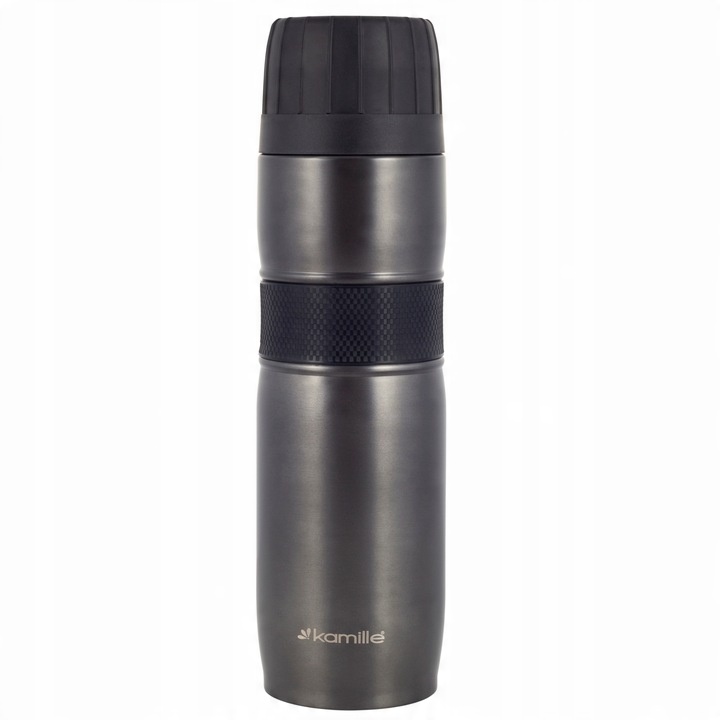 KUBEK TERMICZNY TERMOS STALOWY 100% SCZELNY pojemny bidon KAMILLE 950 ml