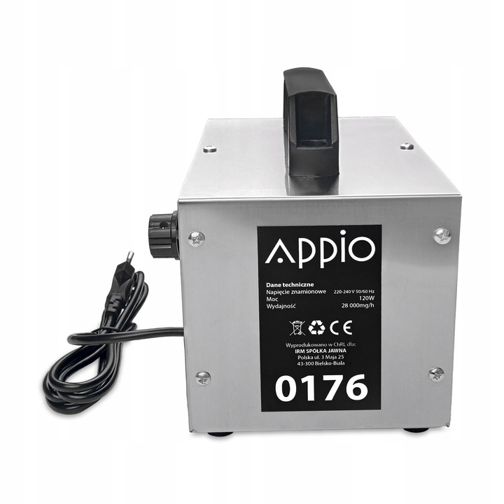 GENERATOR OZONU OZONATOR OCZYSZCZACZ CZASOMIERZ NEUTRALIZATOR ZAPACHU