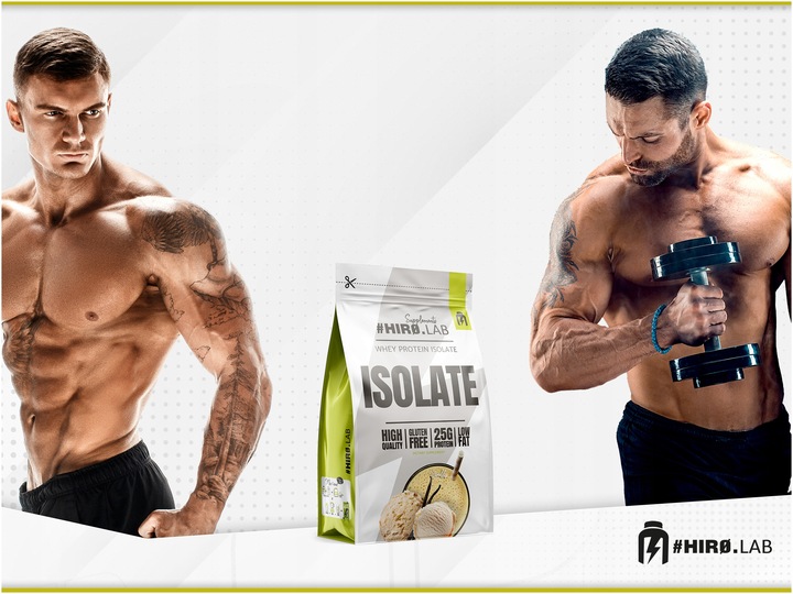Izolat Białka BIAŁKO 700 g wpi Whey Protein Isolate wanilia ISO Hiro