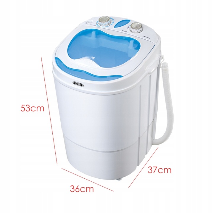 Mesko Pralka Turystyczna Przenośna Wirnikowa z Wirówką MS 8053