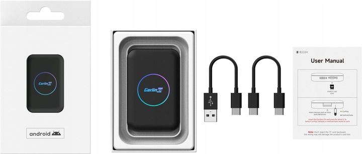 Adapter bezprzewodowy CarPlay CARLINKIT TBox Lite Czarny