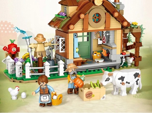 FARMA KLOCKI KONSTRUKCYJNE 899 EL DOMEK NA WSI