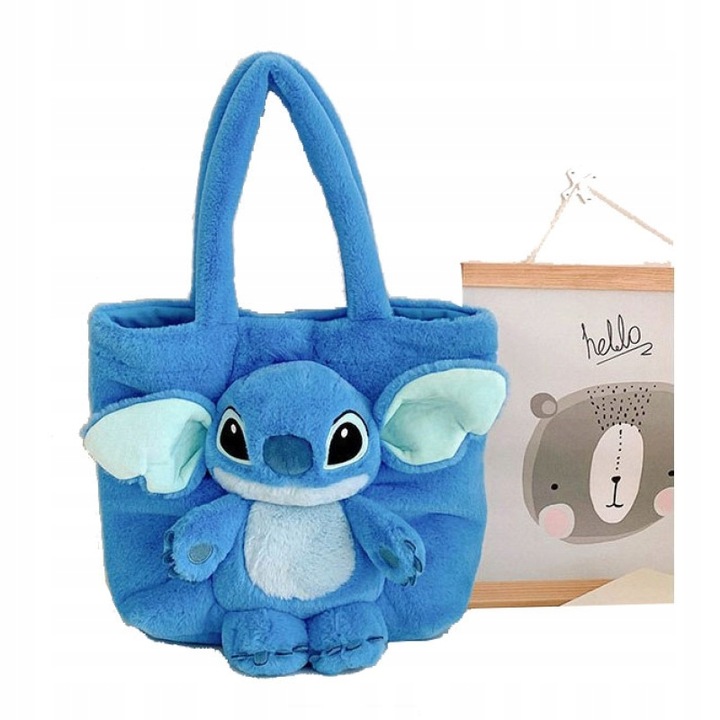 TOREBKA PLUSZAK STICH STITCH MASKOTKA PLUSZOWA TOREBECZKA NA RAMIĘ DZIECI