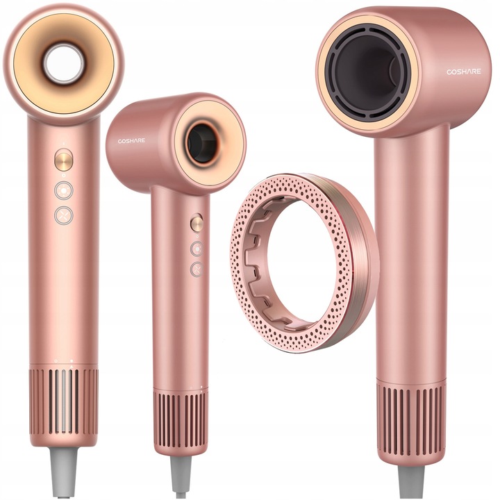 Mocna Suszarka do Włosów COSHARE EssenceRing SuperFlow1 Jonizacja 1600W