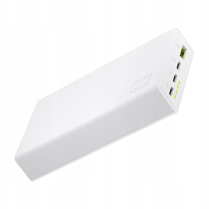 Green Cell Powerbank 20000mAh 22.5W Biały PowerPlay20s 3x USB-C PD QC 3.0