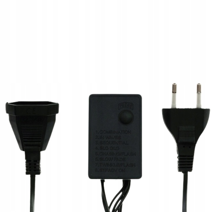 LAMPKI CHOINKOWE 500 LED ŚWIĄTECZNE ZEWNĘTRZNE WEWNĘTRZNE CIEPŁE BIAŁE 35m