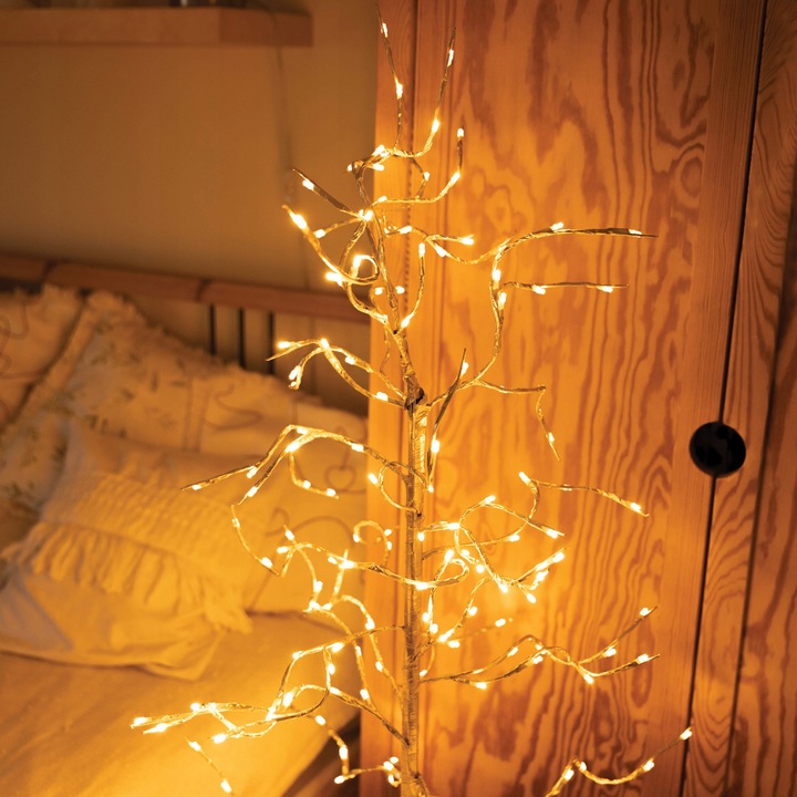 DRZEWKO OZDOBNE NA ŚWIĘTA DEKORACJA ŚWIĄTECZNA ŚWIATEŁKA 180 LED LAMPKI XL