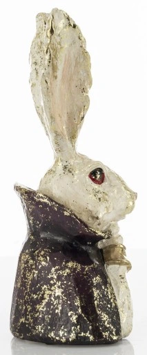 FIGURKA FIGURA - POPIERSIE ZAJĄCA KRÓLIKA model II