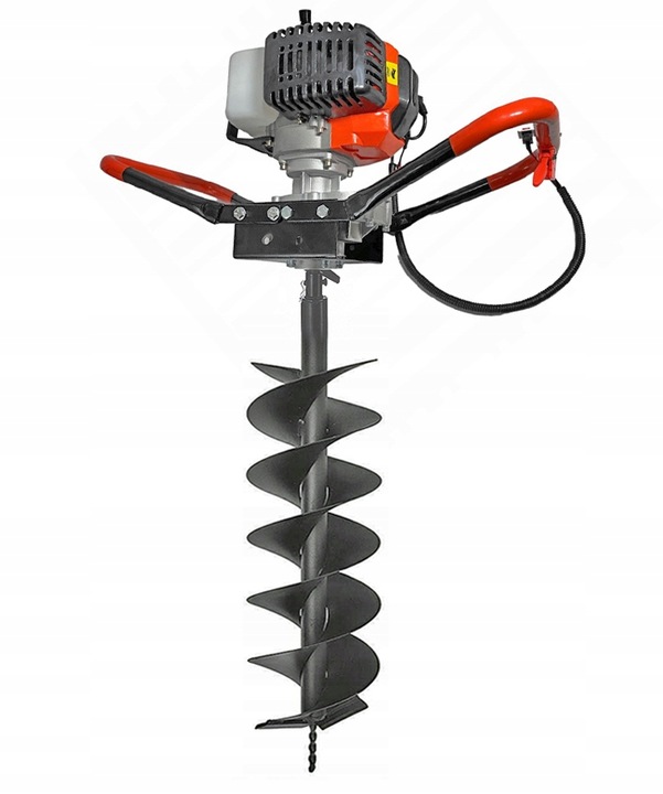 WIERTNICA GLEBOWA ŚWIDER SPALINOWY do gleby + WIERTŁA 10/15/20CM PRZEDŁUŻKA