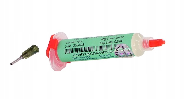 AMTECH oryginalny topnik lutowniczy NC-559-ASM-UV, FLUX, BGA - 10cc