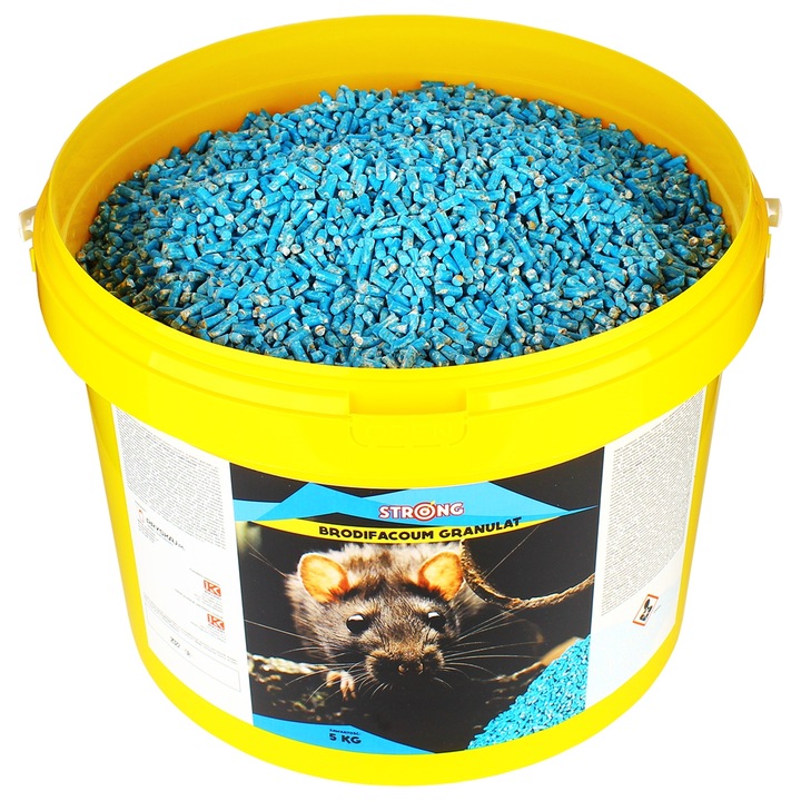 TRUTKA NA SZCZURY I MYSZY STRONG 5KG GRANULAT