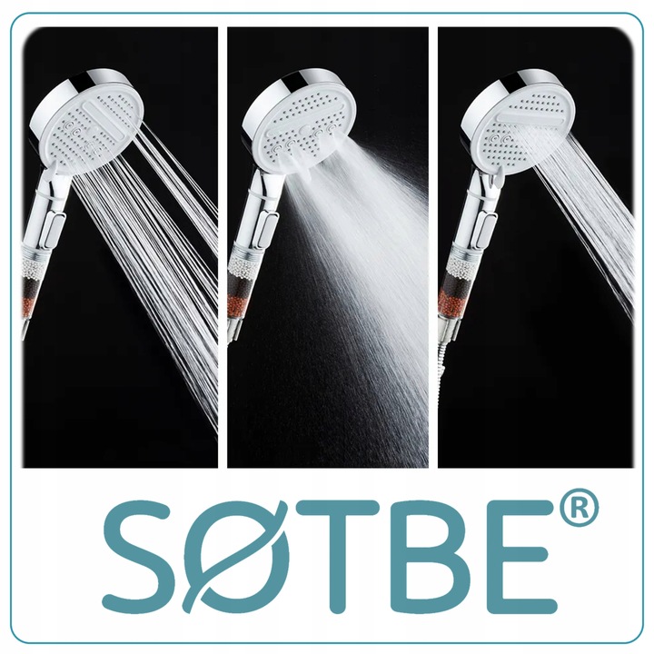 Słuchawka prysznicowa oszczędzająca 60% 6l/min Główka Rączka do prysznica