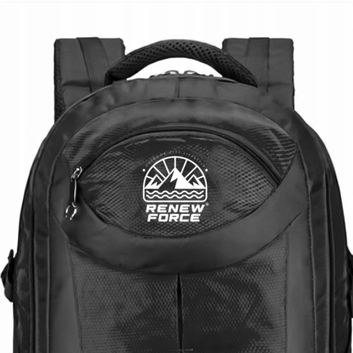 PLECAK TURYSTYCZNY TREKKINGOWY 60L GÓRSKI W GÓRY MĘSKI DAMSKI MOCNY CZARNY