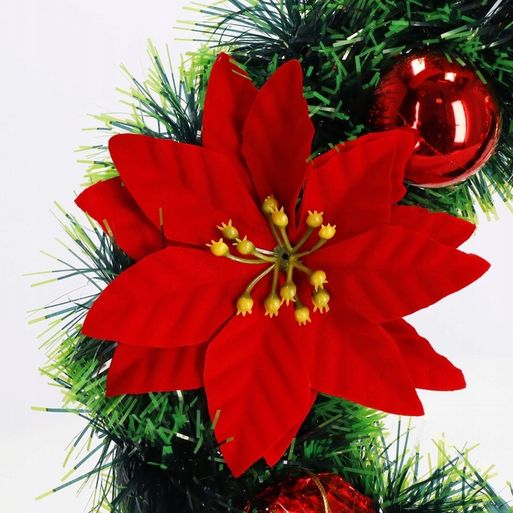 WIENIEC ŚWIĄTECZNY STROIK WIANEK NA DRZWI 35cm DUŻY PIĘKNY DEKORACJA OZDOBA