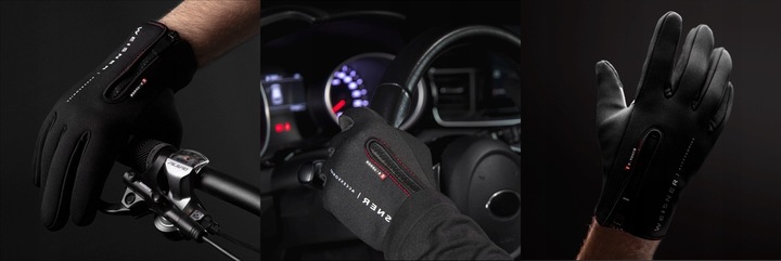 REKAWICZKI WEISNER DO SMARTFONA ROWEROWE DOTYKOWE