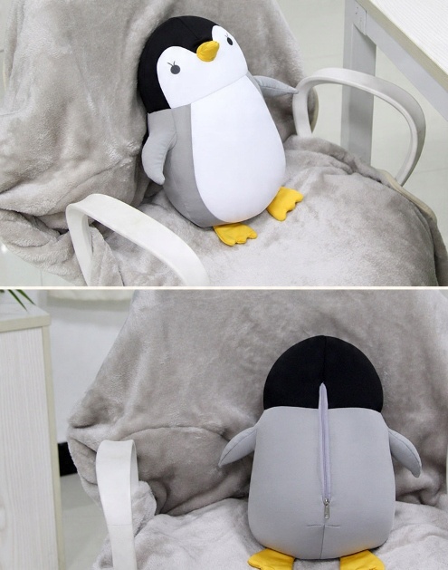 ROGAL Dla Dziecka PINGWIN Poduszka Podróżna Prezenty Dla Dzieci