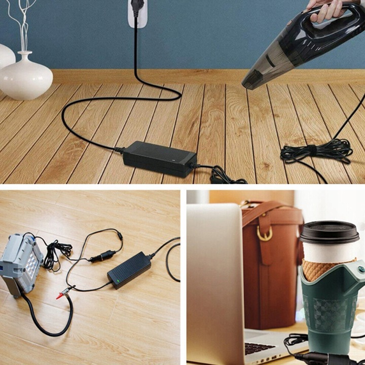 AC TO DC CONVERTER,120W 100V-240V TO 12V/10A CIGARETTE LIGHTER ADAPTER