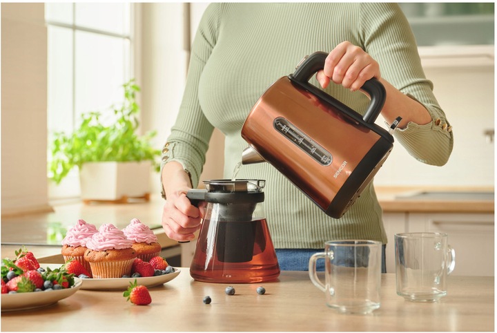 Czajnik elektryczny Sencor SWK1752CO 2200W 1.7L 360° STRIX STAL-owy SUS304