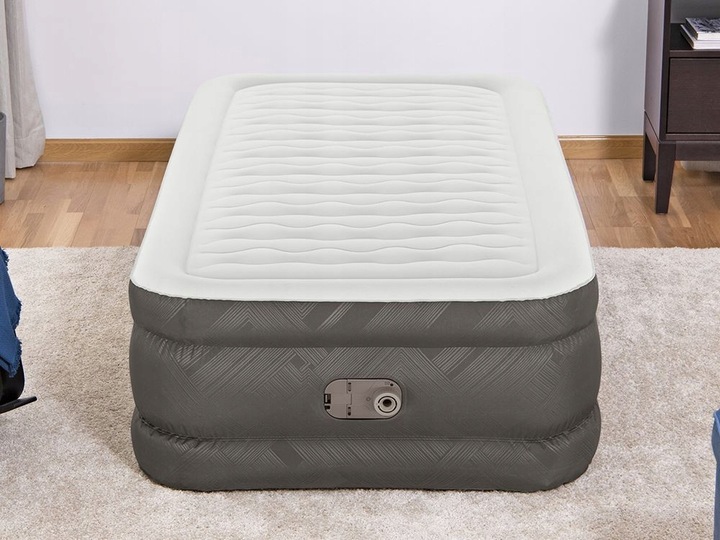 Materac Dmuchany Jednoosobowy do Spania z Pompką 230V Bestway