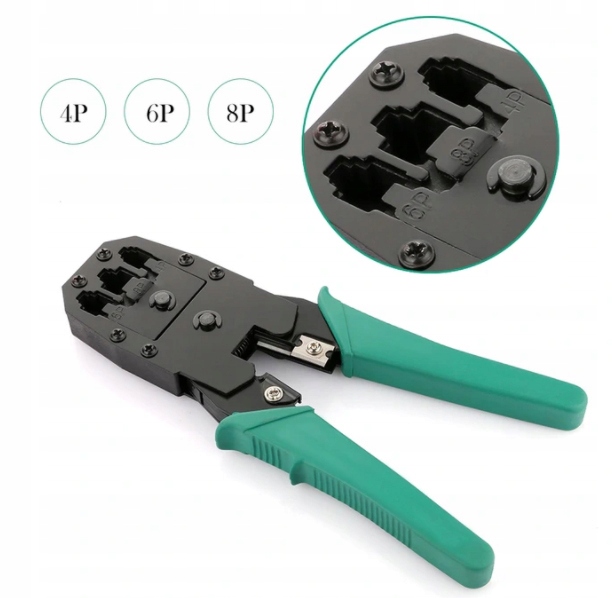 TESTER KABLI RJ45 ŚCIĄGACZ ZACISKARKA NARZĘDZ LAN3