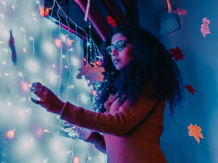 Inteligentna Kurtyna LED Twinkly 210 RGB W 2,1m