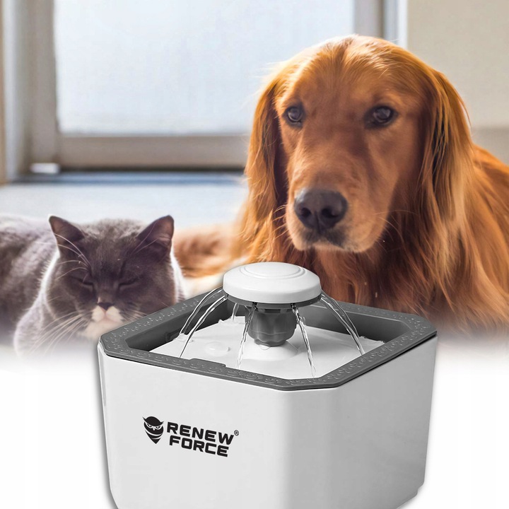 POIDEŁKO FONTANNA AUTOMATYCZNA DLA KOTA PSA ZWIERZĄT POIDŁO MISKA 2,5L