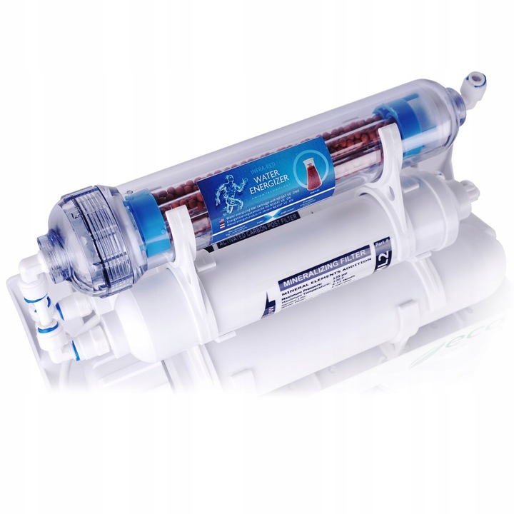 Filtr Wody RO7 WODARO ECO Odwrócona Osmoza Jonizator 75GPD Filtr Pod Zlew