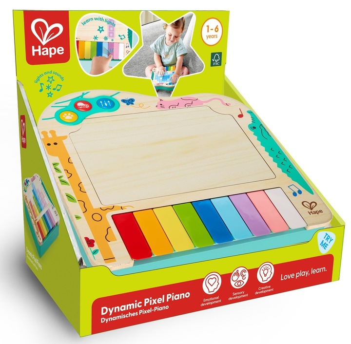 Hape Pianino Dinamiczne Pixel