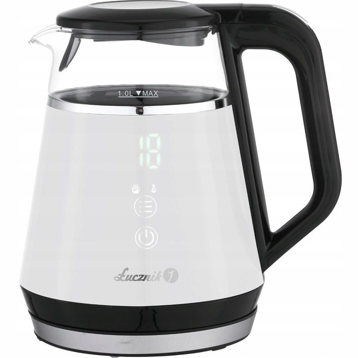 Mały czajnik elektryczny szklany pamięć regulacja WK-2503 Compact 1l 1100W