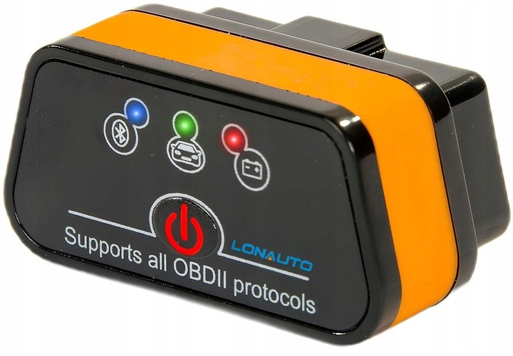INTERFEJS DIAGNOSTYCZNY TESTER ELM327 OBD2 BLUETOOTH 4.0 ANDROID iOS POLSKI