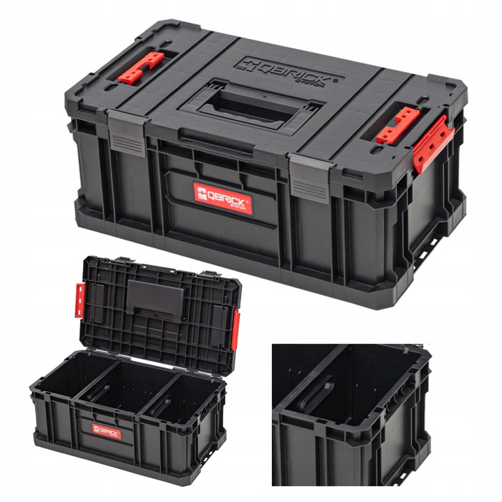 SKRZYNIA NARZĘDZIOWA MODUŁOWA QBRICK SYSTEM TWO TOOLBOX PLUS VARIO 26L