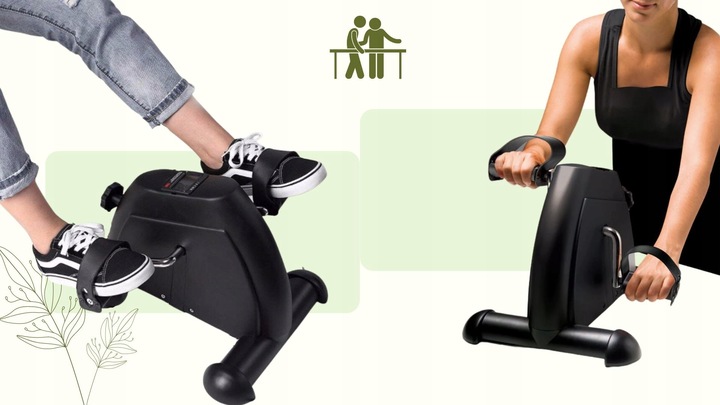 ROWEREK ROTOR DO REHABILITACJI KOŃCZYN RĄK I NÓG TRENINGOWY ROWER LCD