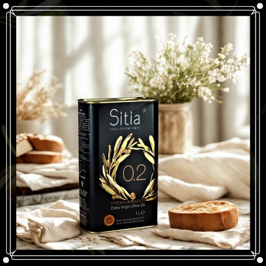 Doskonała GRECKA oliwa z oliwek Premium SITIA 0,2% 1L data aż do 06/27