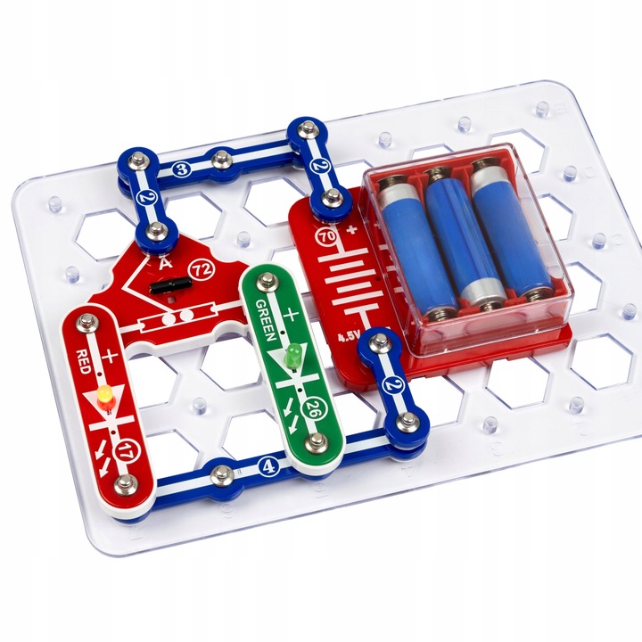 ZESTAW EDUKACYJNY MAŁY ELEKTRONIK EKSPERYMENTALNY ELEKTRYK NAUKA I ZABAWA