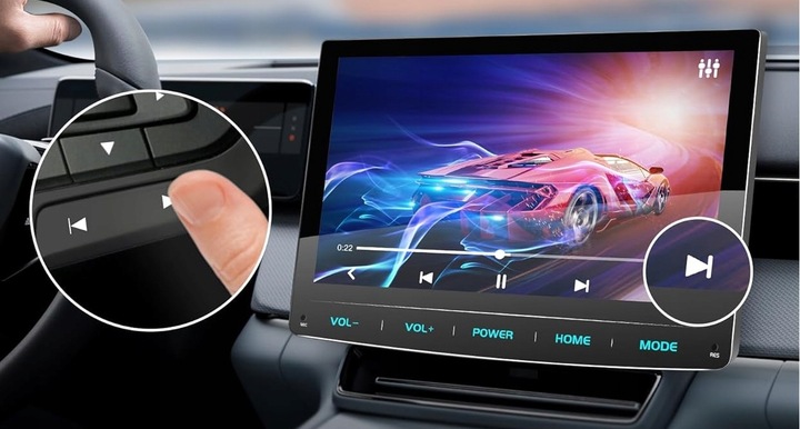 ANDROID RADIO SAMOCHODOWE URVOLAX 1-DIN 10,1'' GPS WI-FI MIRROR LINK 2/32GB