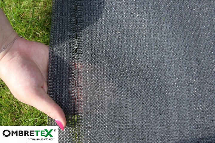 Siatka Osłona 1,7x10m 95% Na Ogrodzenie Płot Balkon Mata Maskująca Antracyt