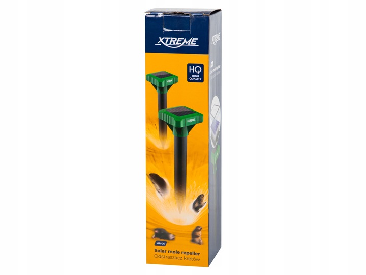 SOLARNY ODSTRASZACZ KRETÓW MOCNY NA GRYZONIE IP65 DO 560m 50-60dB 2SZT.