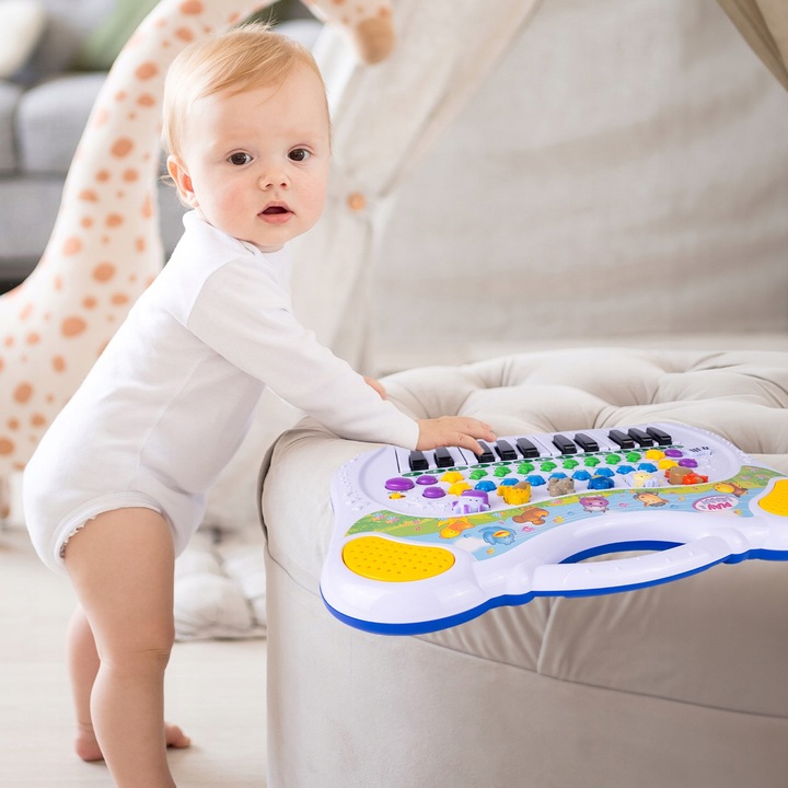 ORGANY PIANINKO ORGANKI DLA DZIECI EDUKACYJNE FARMA ODGŁOSY ZWIERZĄT