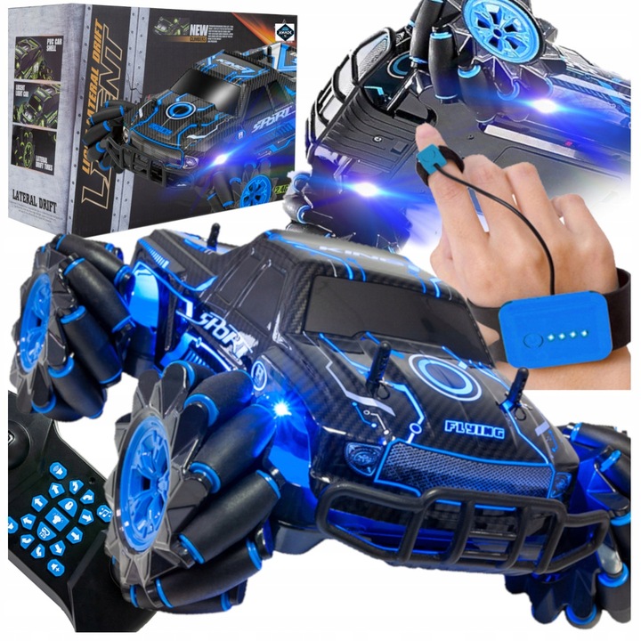 Samochód Akrobata SPORT Flying 4x4 z Pilotem RC 2.4GHz