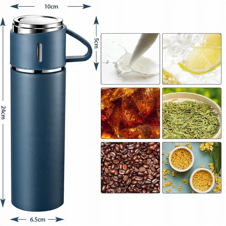 TERMOS STAL NIERDZEWNA BUTELKA PICIA BUTELKA TERMICZNA GORĄCE ZIMNE NAPOJE