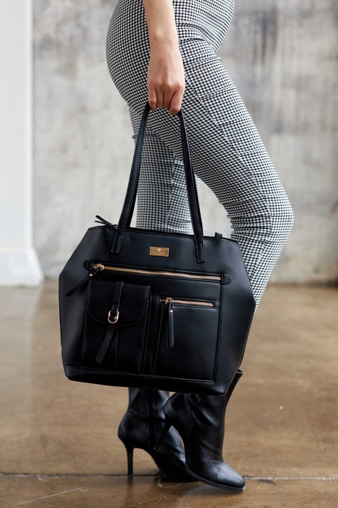 Peterson duża torebka damska torba klasyczna shopper bag modna A4