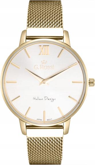 Złoty damski klasyczny zegarek na bransolecie elegancki modny na prezent